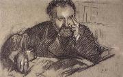 Edgar Degas Study for Edmono Duranty France oil painting artist